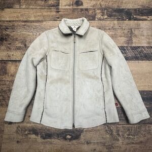 Woolrich Fleece‎ Jacket Full Zip Lined Cozy Warm Outerwear Womens Size S